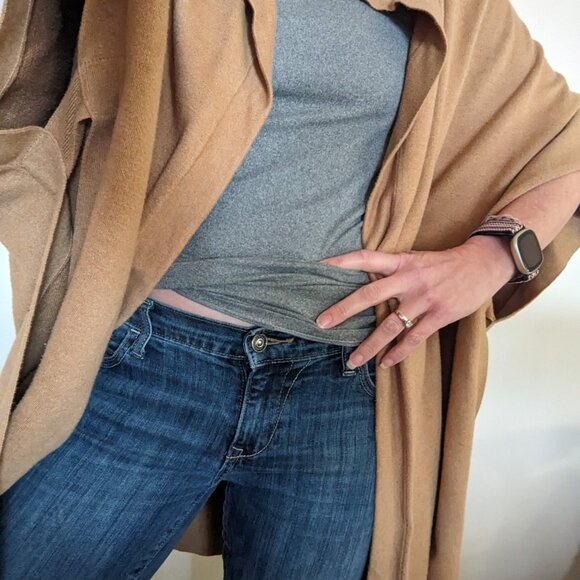 Camel High Neck Cape - Banana Republic - Picture 2 of 4